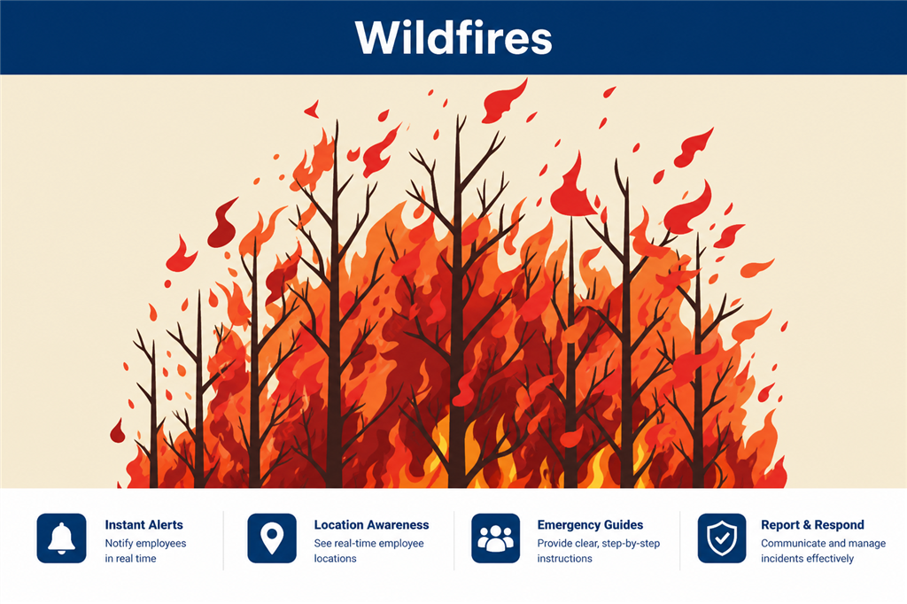 Wildfires — crisis response and employee safety